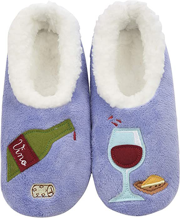 Snoozies Wine Slippers