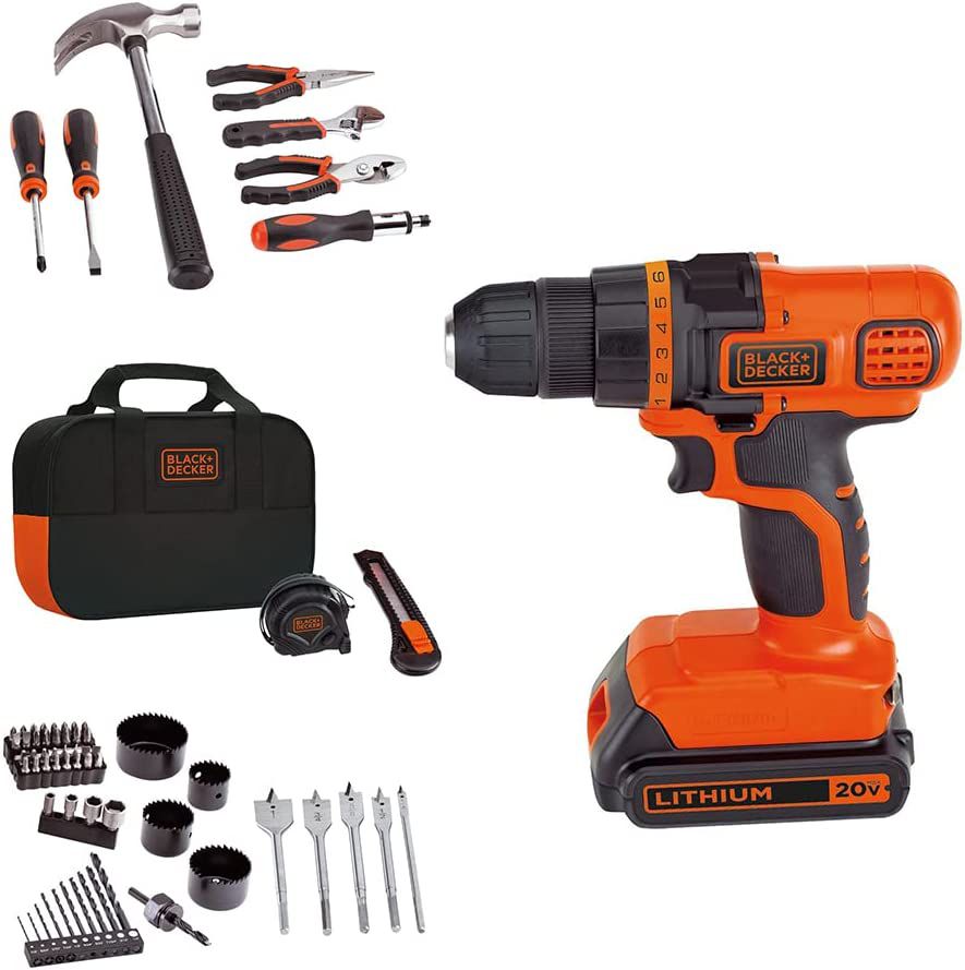 Black and Decker 68-Piece Drill and Tool Set