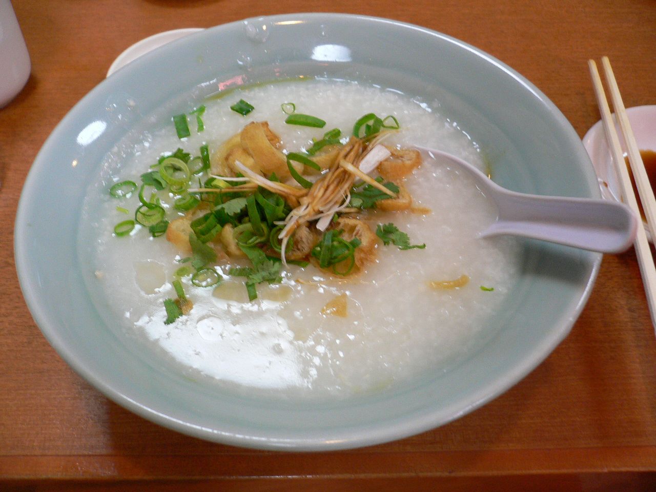 3. Slow Cooker Rotisserie Chicken Congee