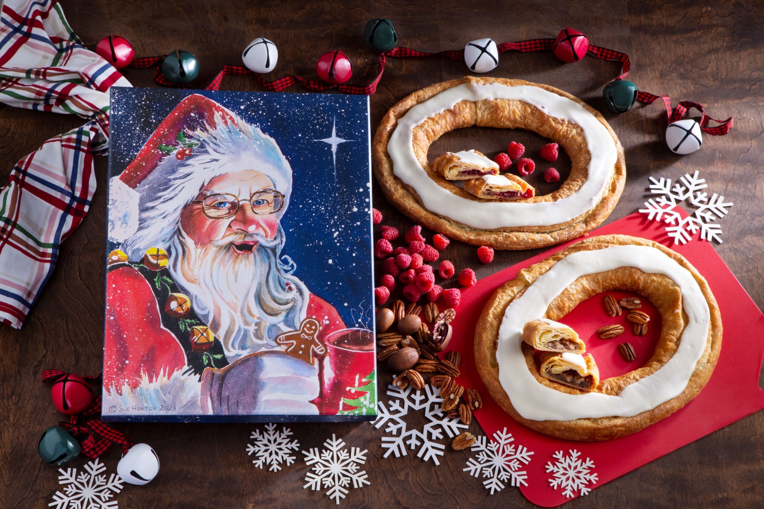 Christmas seasonal kringles from O&H Danish Bakery
