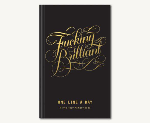 F***ing Brilliant One Line a Day Journal