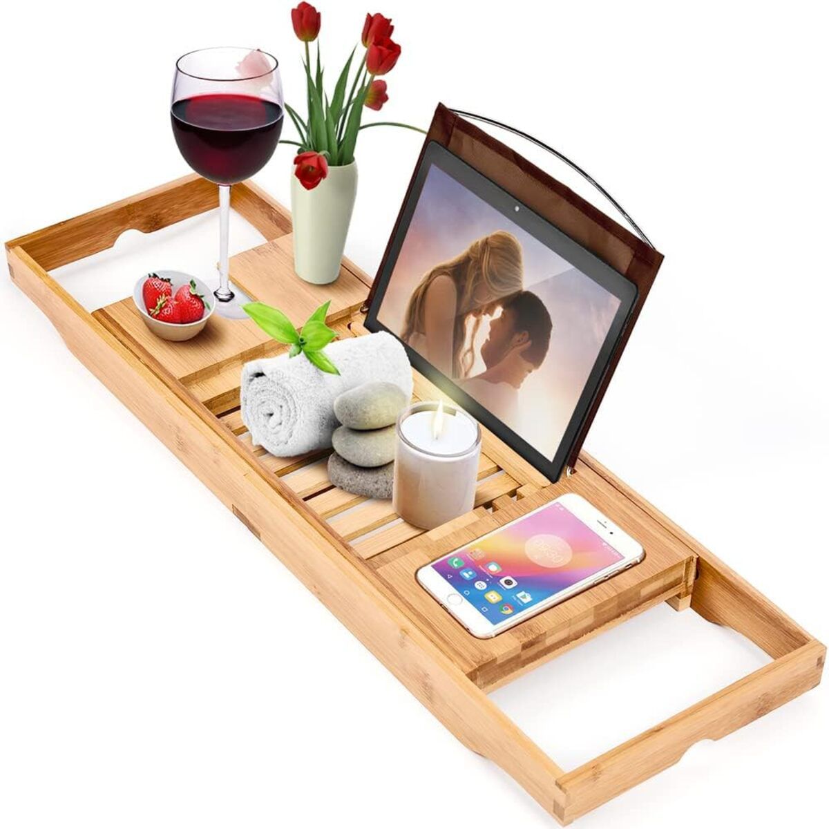 Homemaid Living Bamboo Bathtub Tray