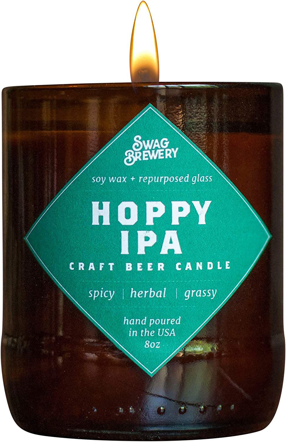 Hoppy IPA Brew Candle Soy Wax, Hand Poured in USA