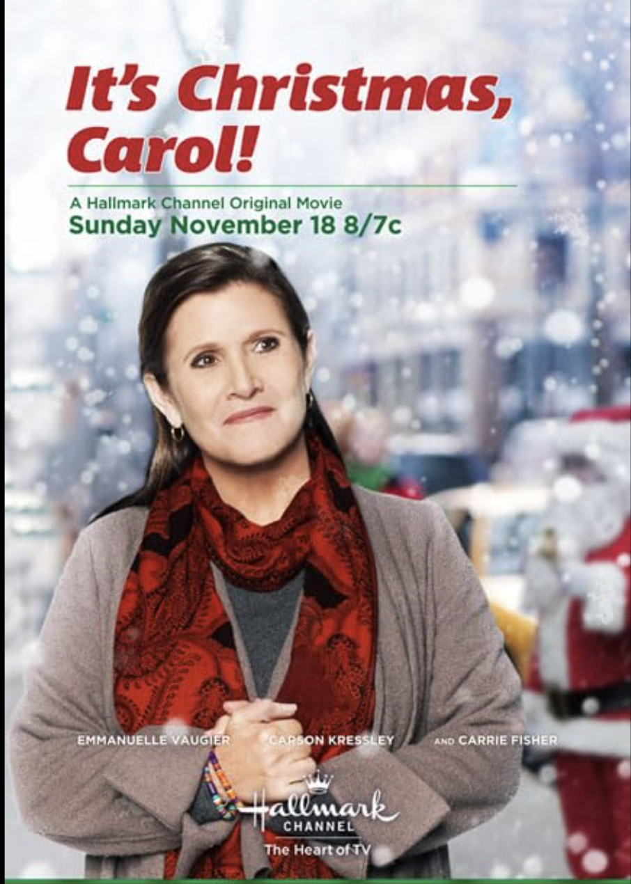 1. Carrie Fisher in 'It's Christmas, Carol!' (2012)