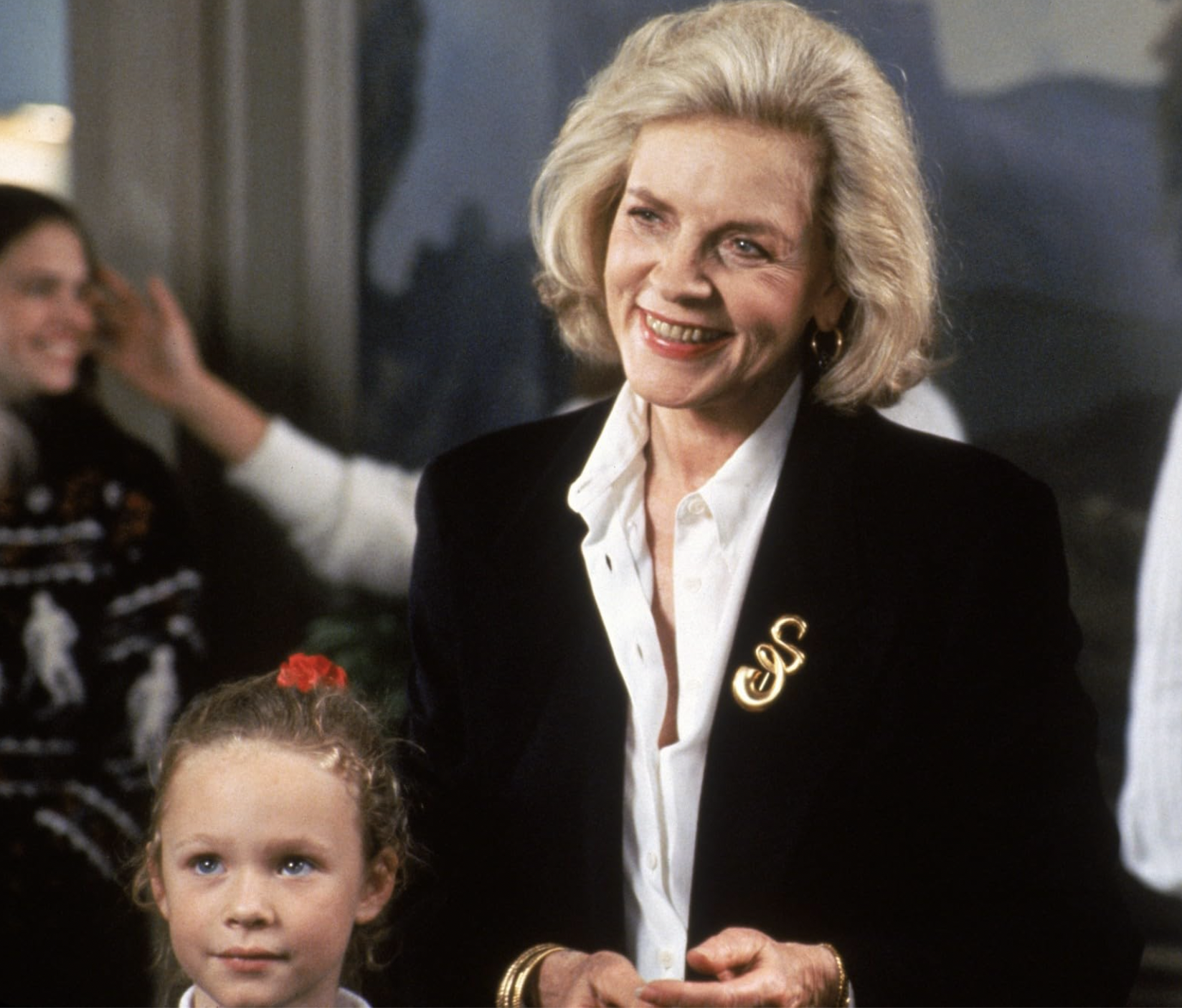 9. Lauren Bacall in 'All I Want for Christmas' (1991)