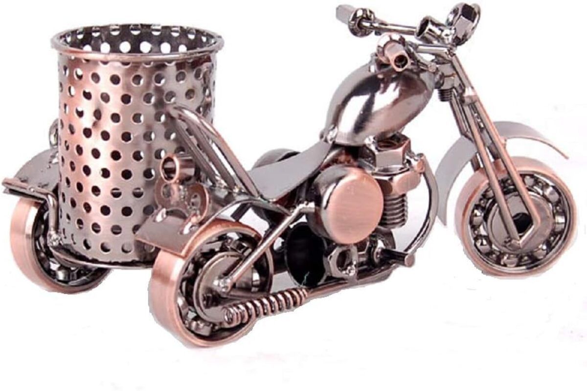 Motorcycle Pencil & Pen Holder