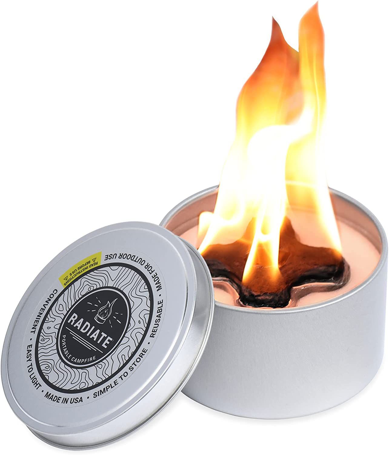 Radiate Mini Portable Campfire, Made in USA