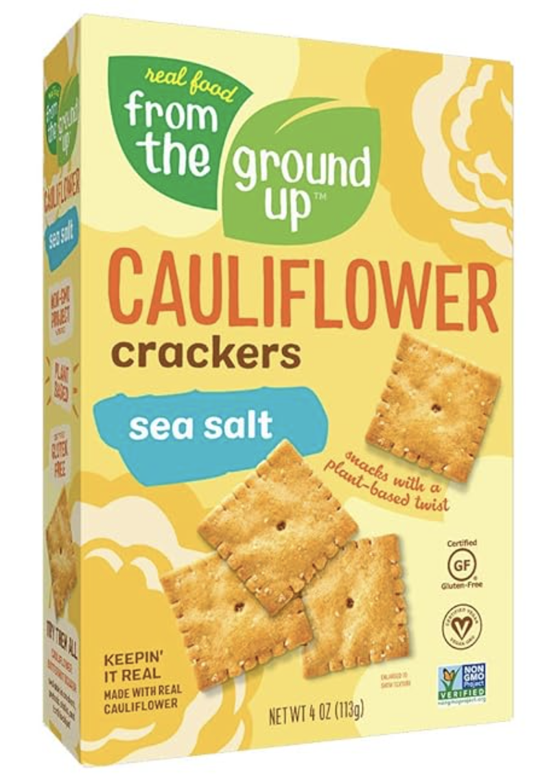 Real Food From the Ground Up Cauliflower Crackers
