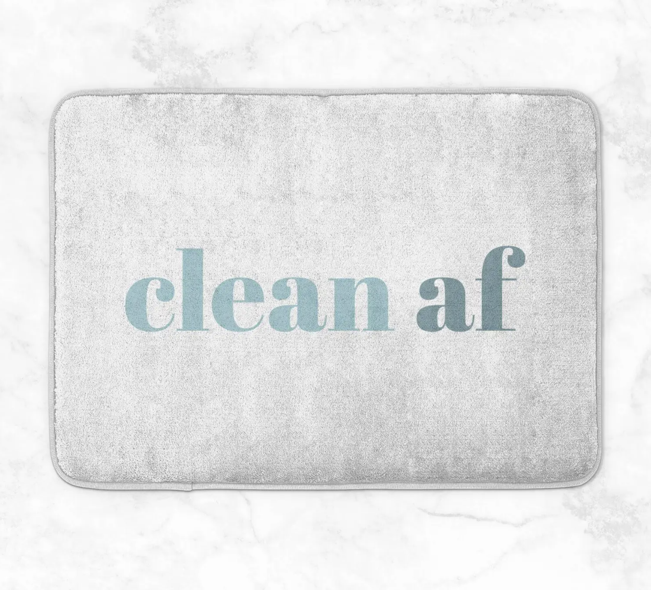 Clean AF Bath Mat