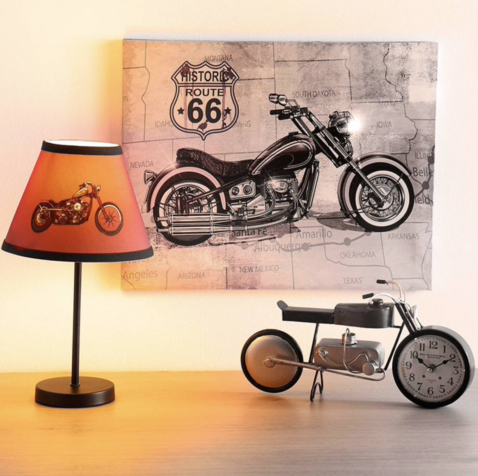 Vintage Motorcycle Home Décor