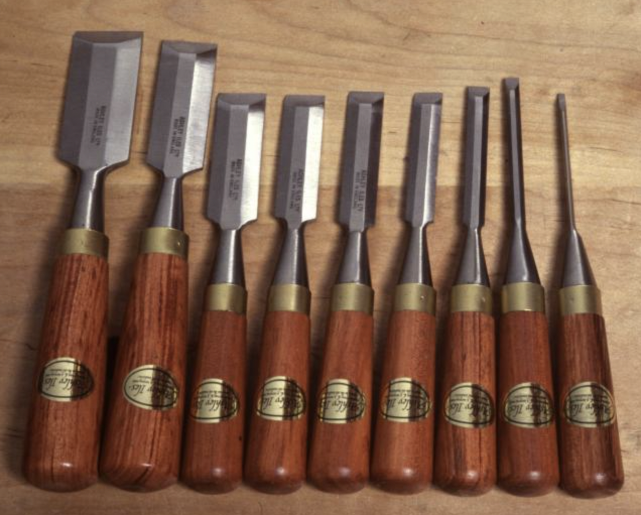 American Pattern Beveled Edge Chisels