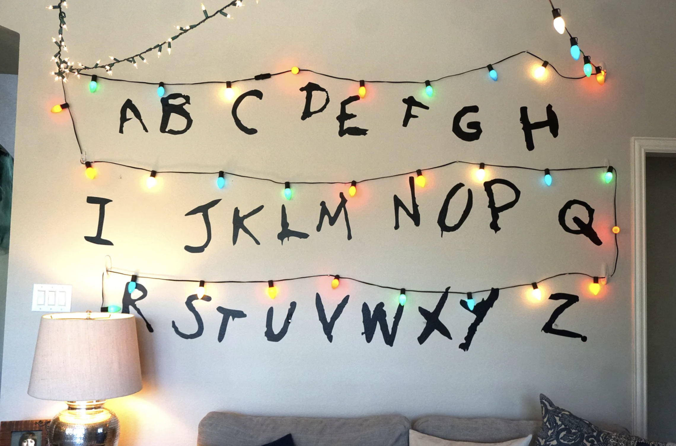 Stranger Things Alphabet Wall Decals