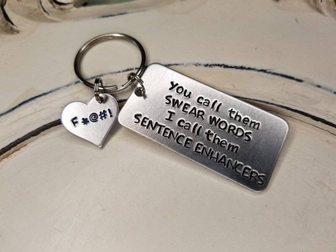 Swear Words Keychain