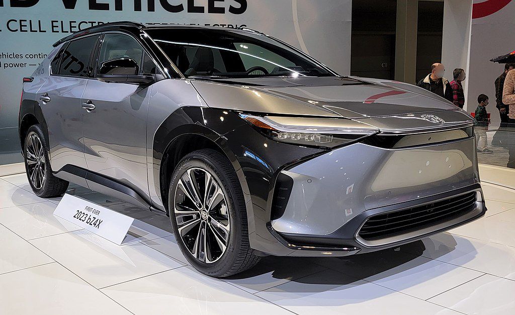 Toyota bZ4X at the 2022 Chicago Auto Show