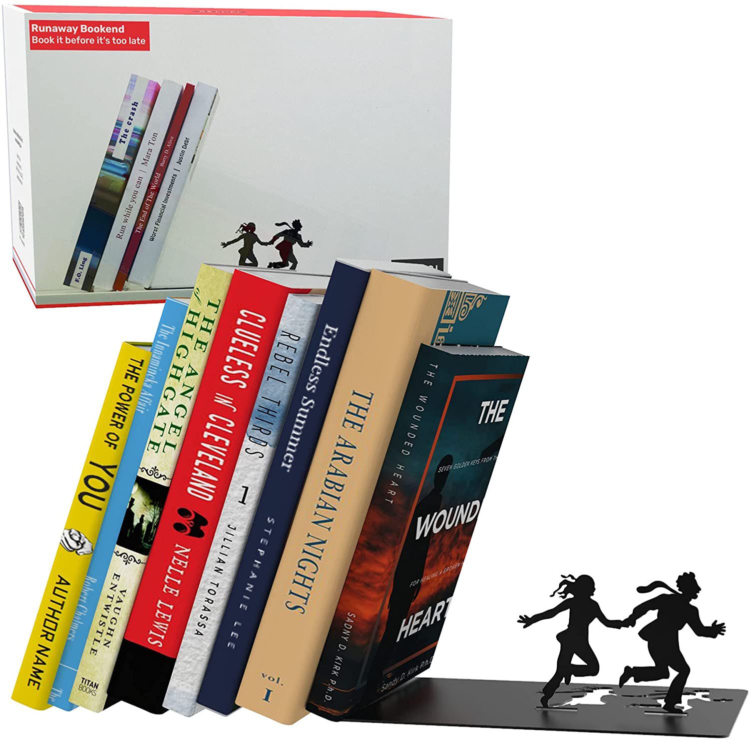 A Set of Whimsical Bookends