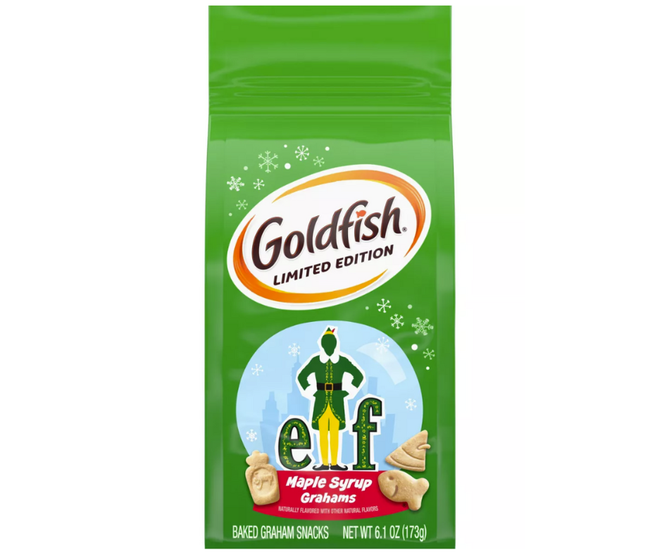 Elf Goldfish maple syrup grahams
