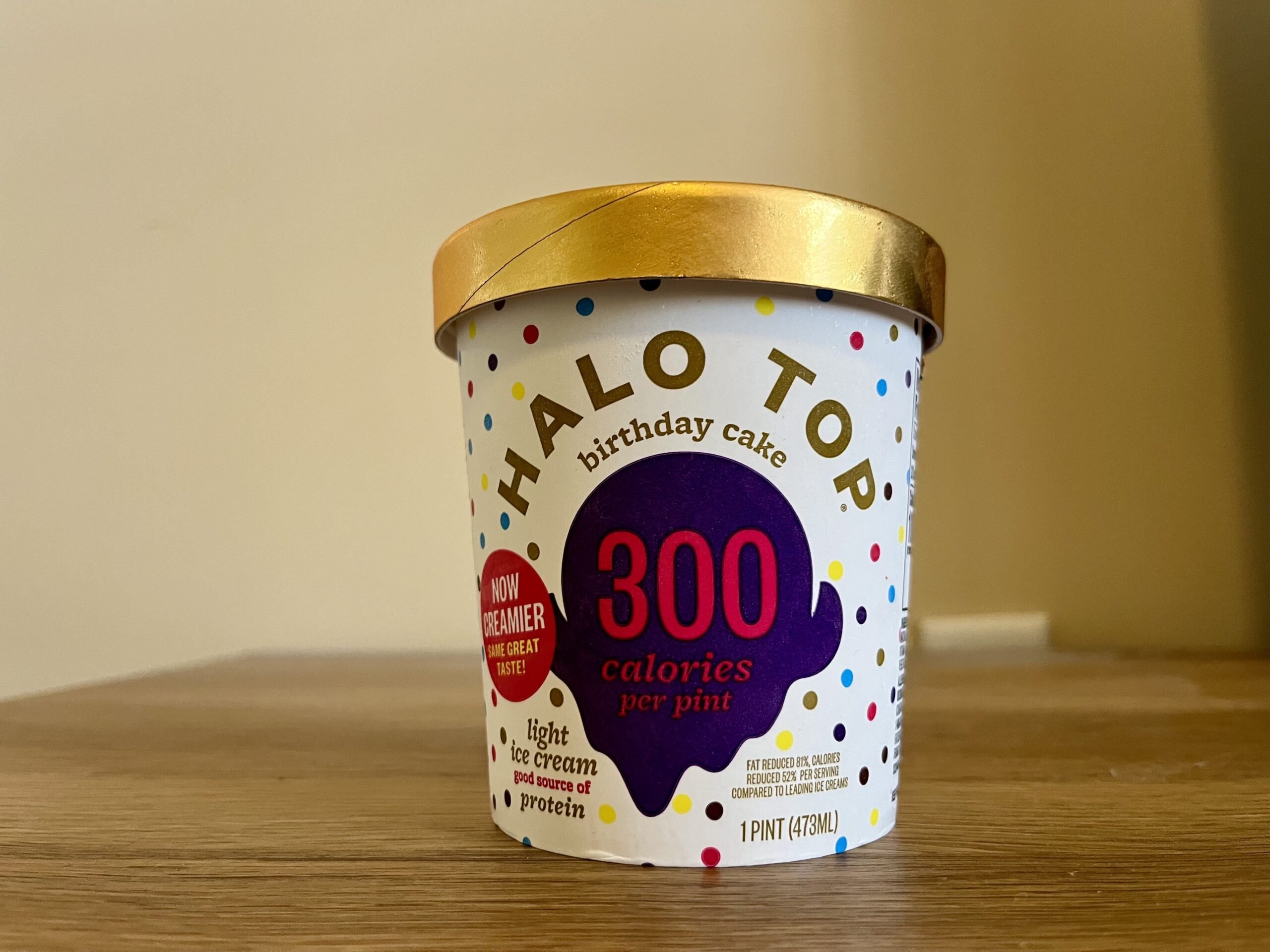 Birthday Cake Halo Top Ice Cream