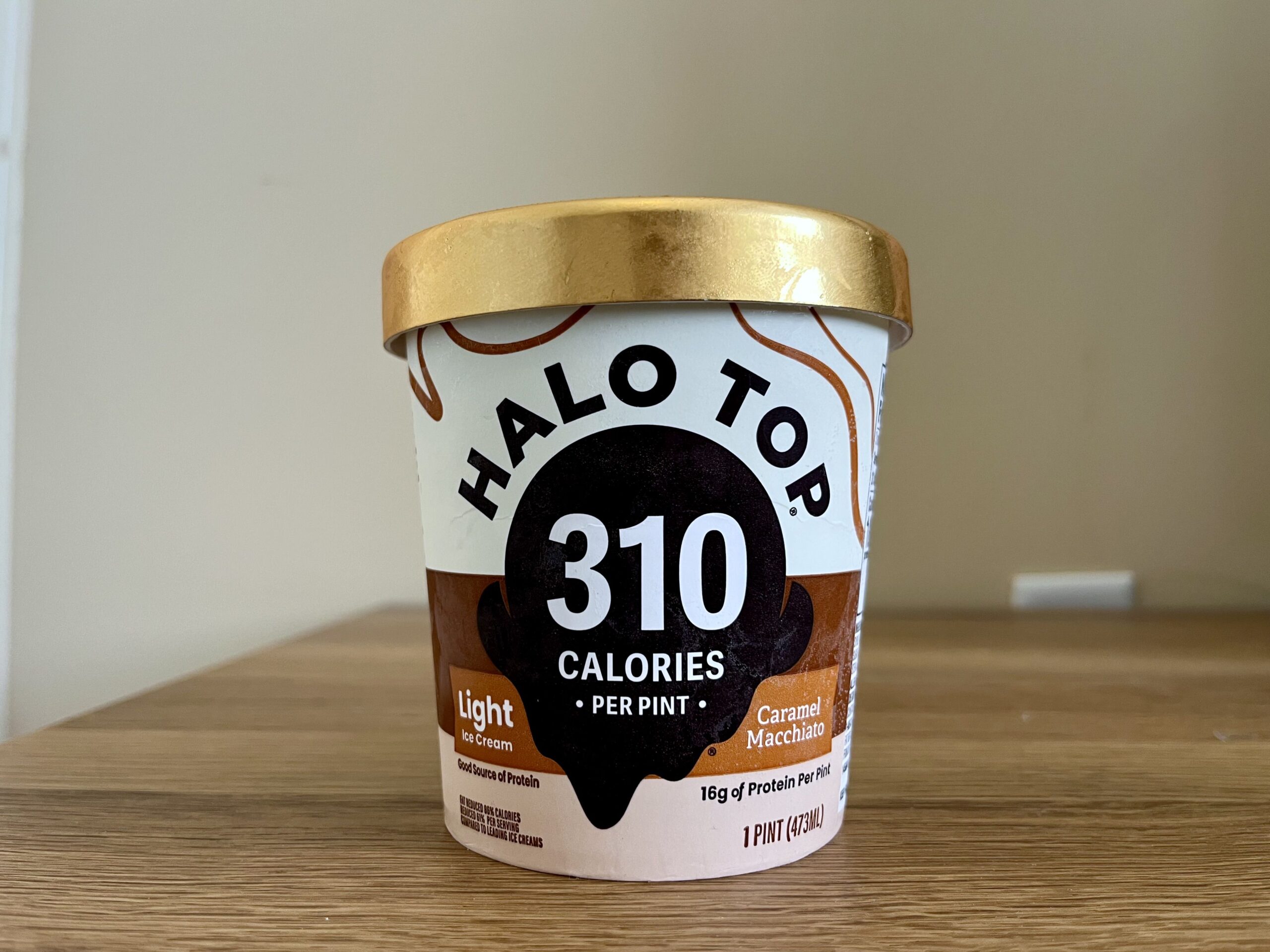 Caramel Macchiato halo top light ice cream