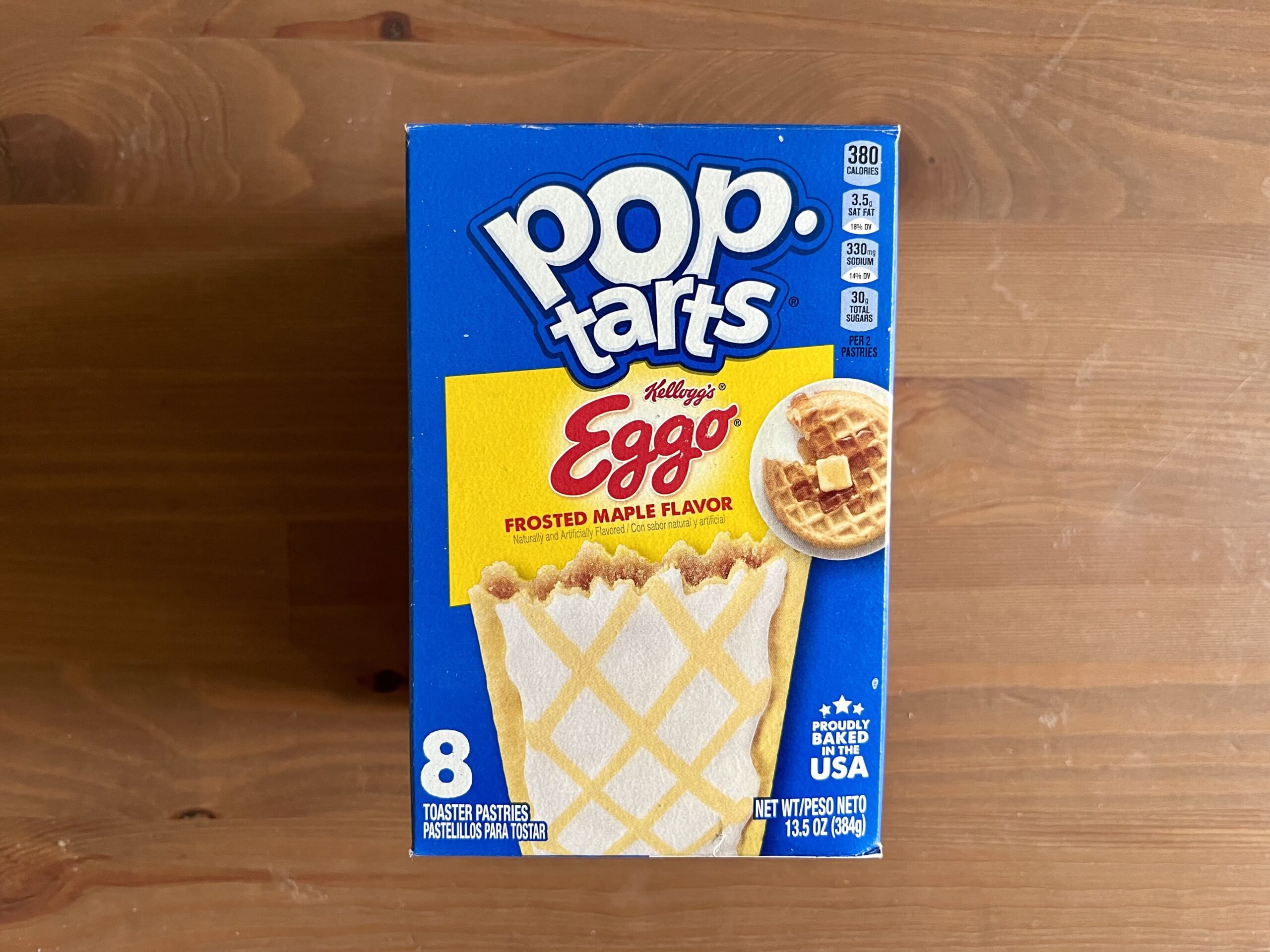 Eggo Waffle Frosted Maple pop tarts