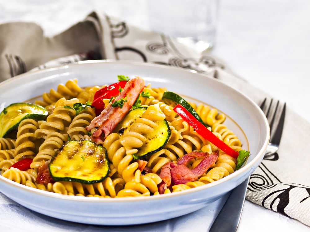 Healthy pasta salads