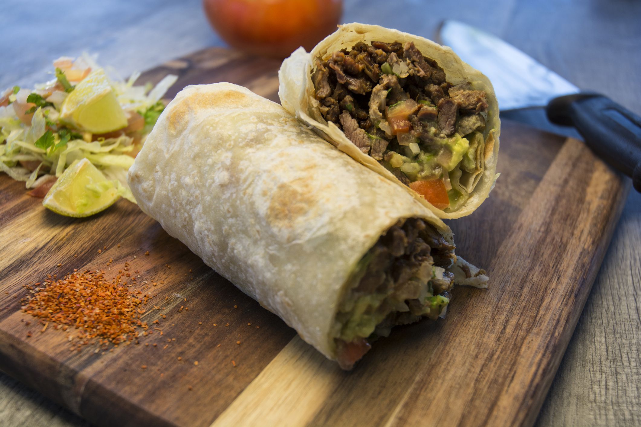 burritos on plate