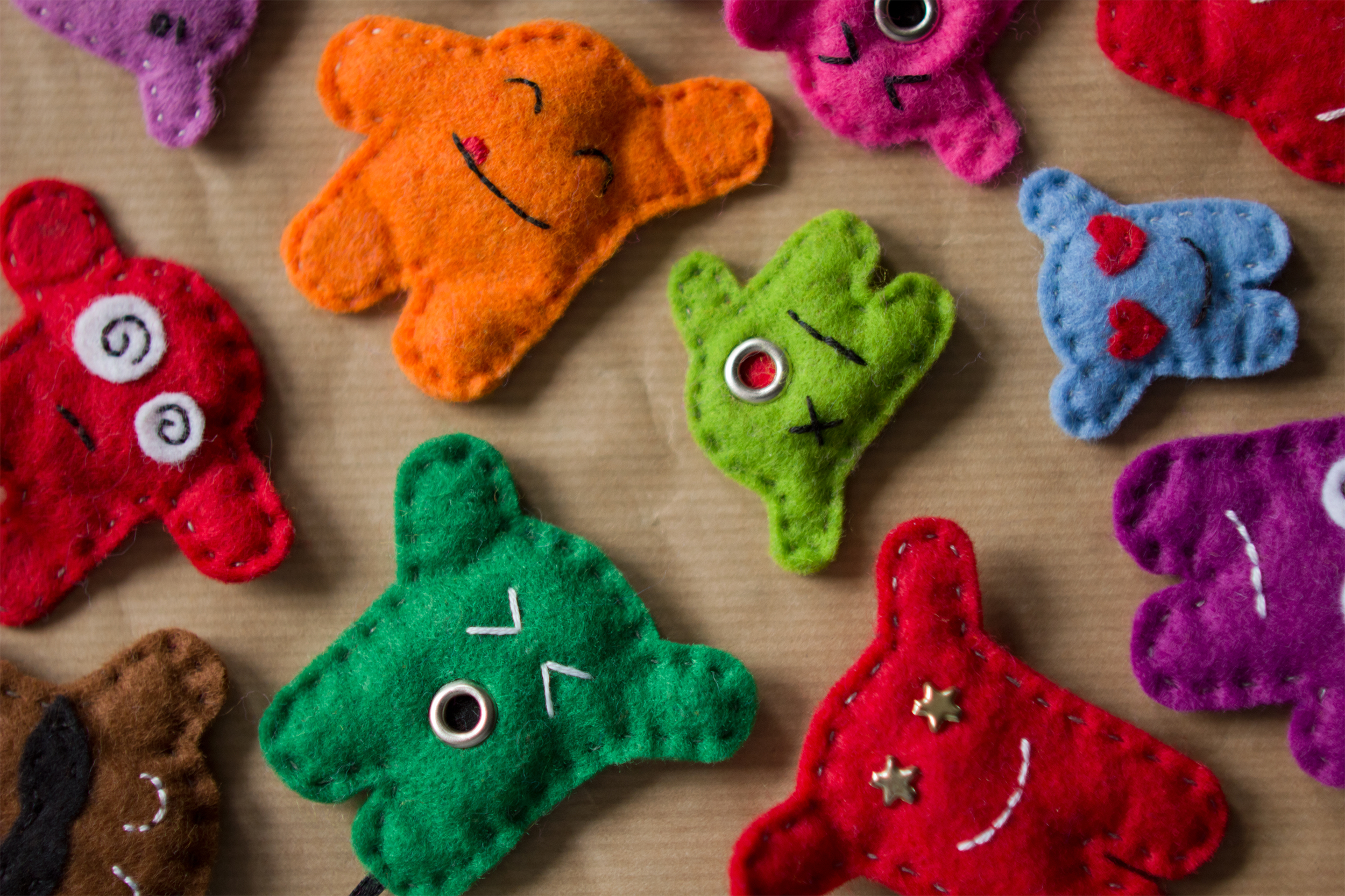 felt monsters