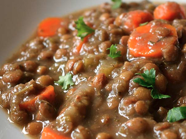 4. Lentil Soup with Ancient Grains