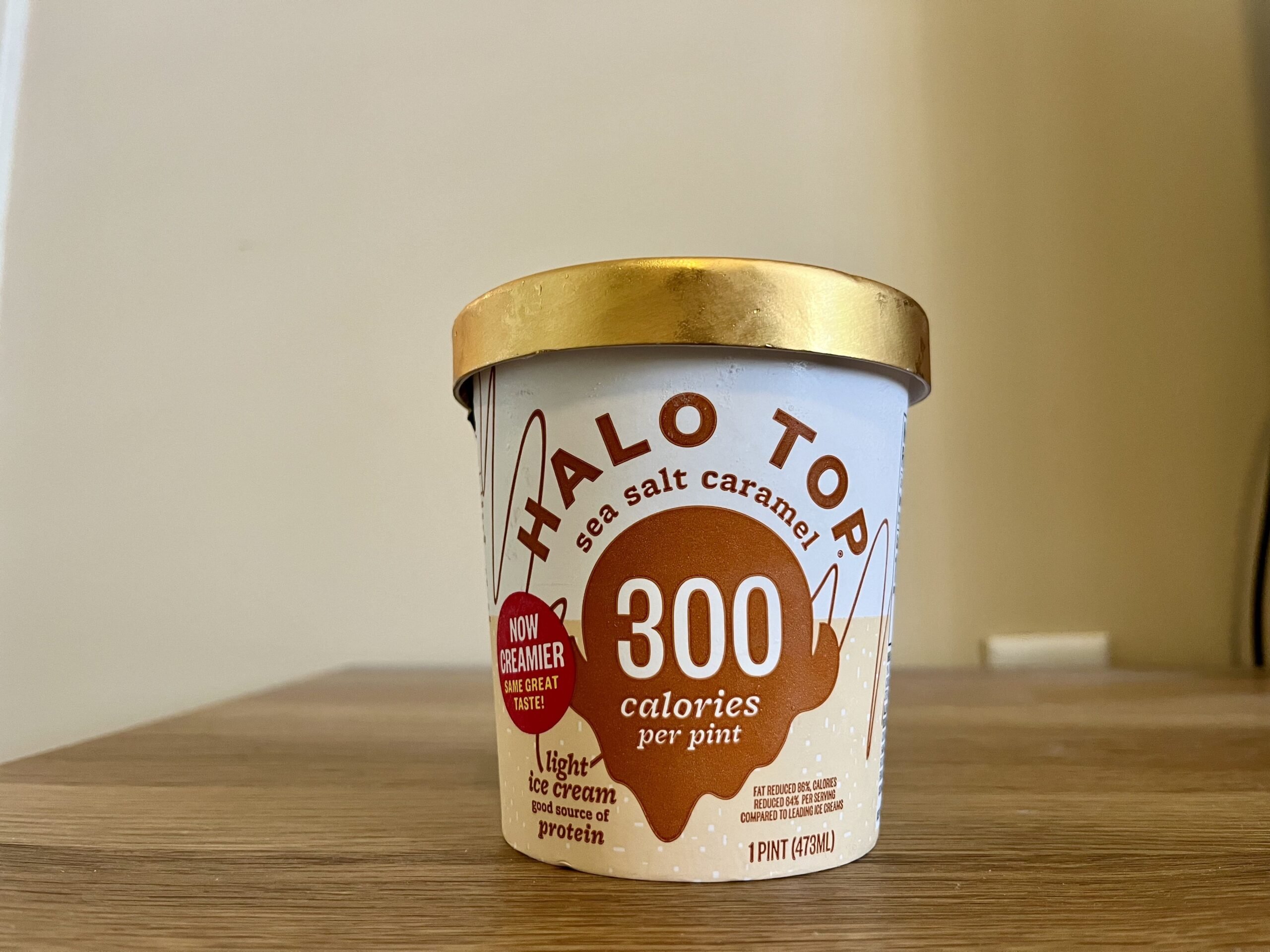 Sea Salt Caramel Halo Top Ice Cream