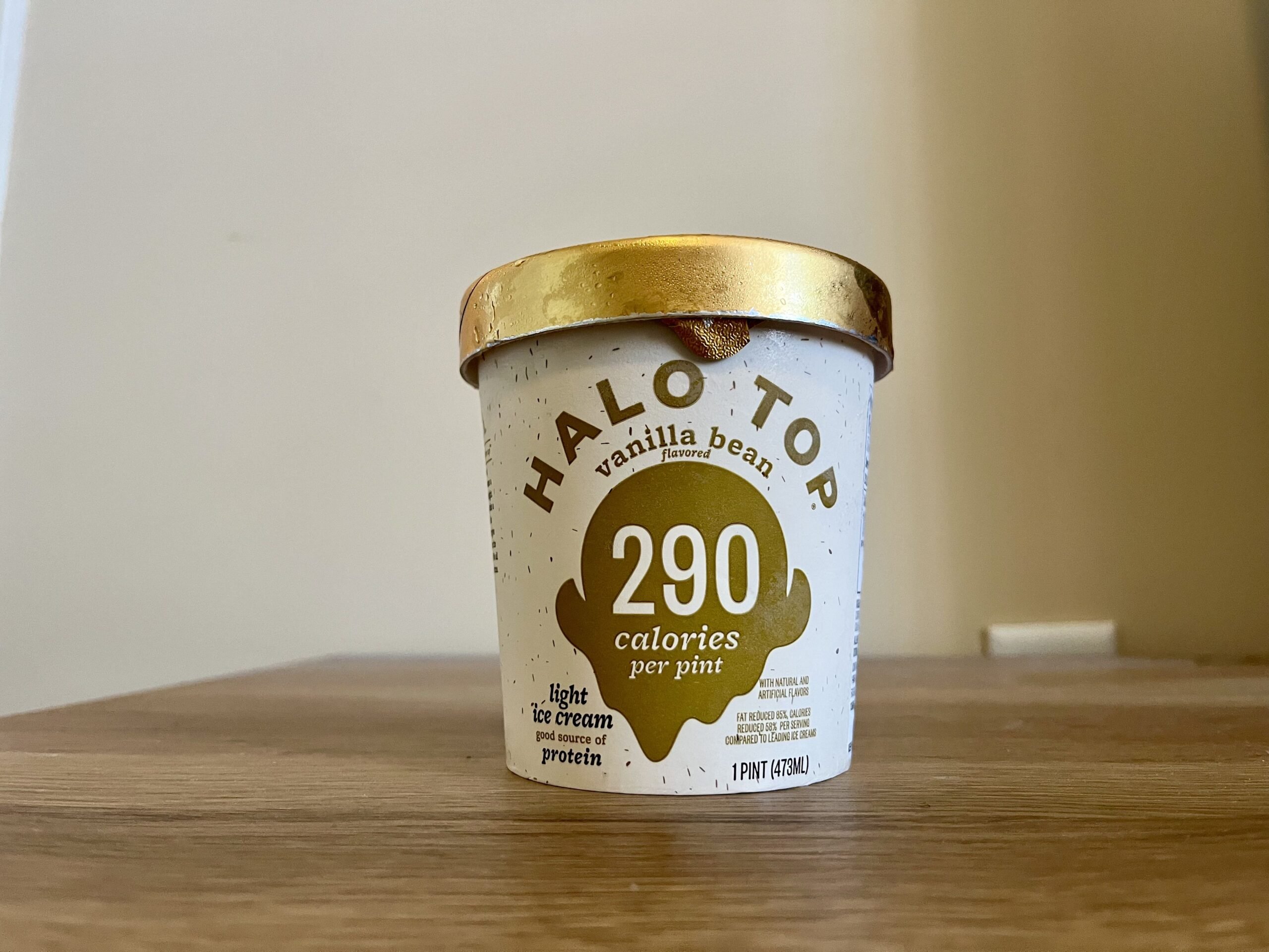 Vanilla Bean Halo Top Ice Cream