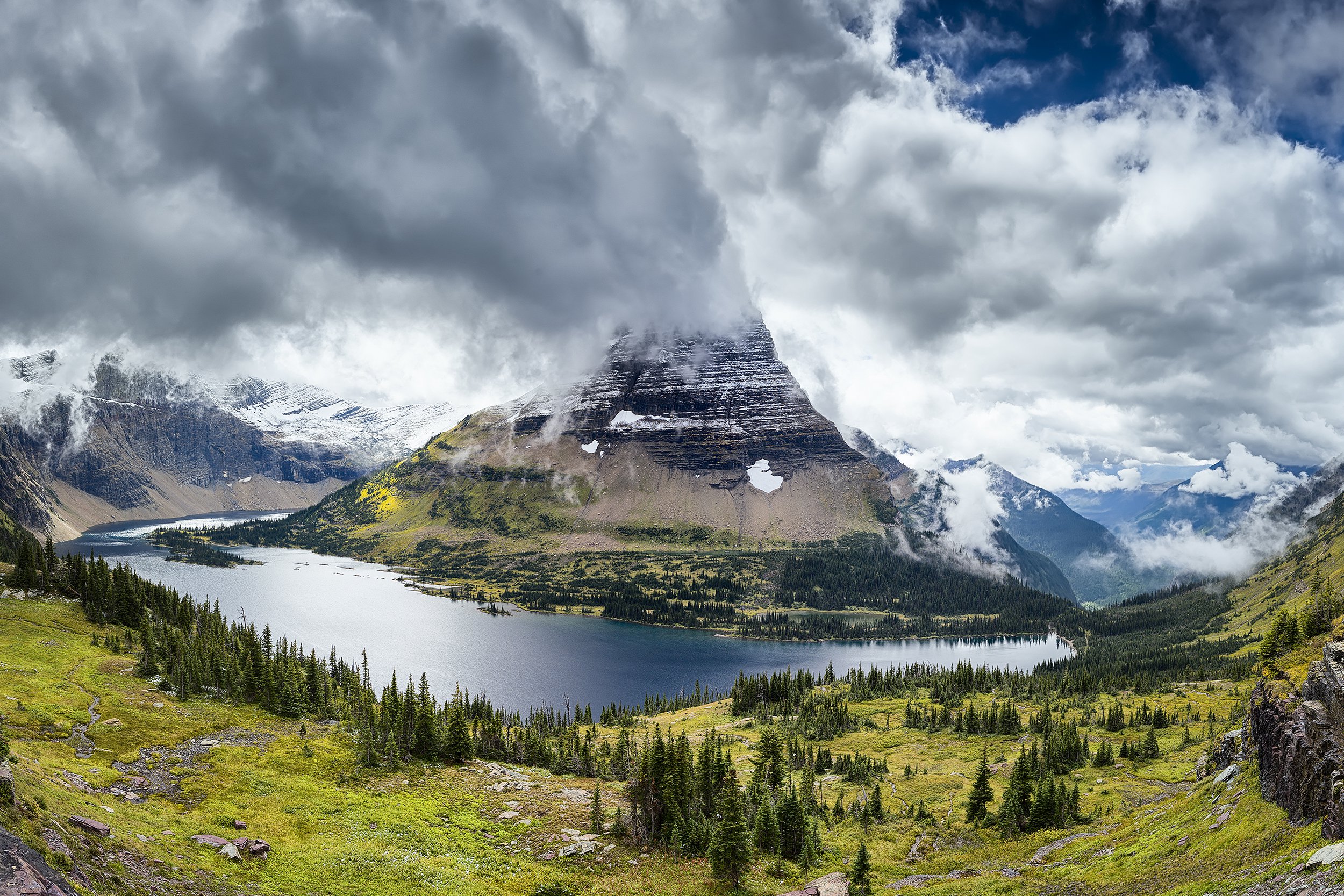 Hidden Lake in Glacier National Park, Montana