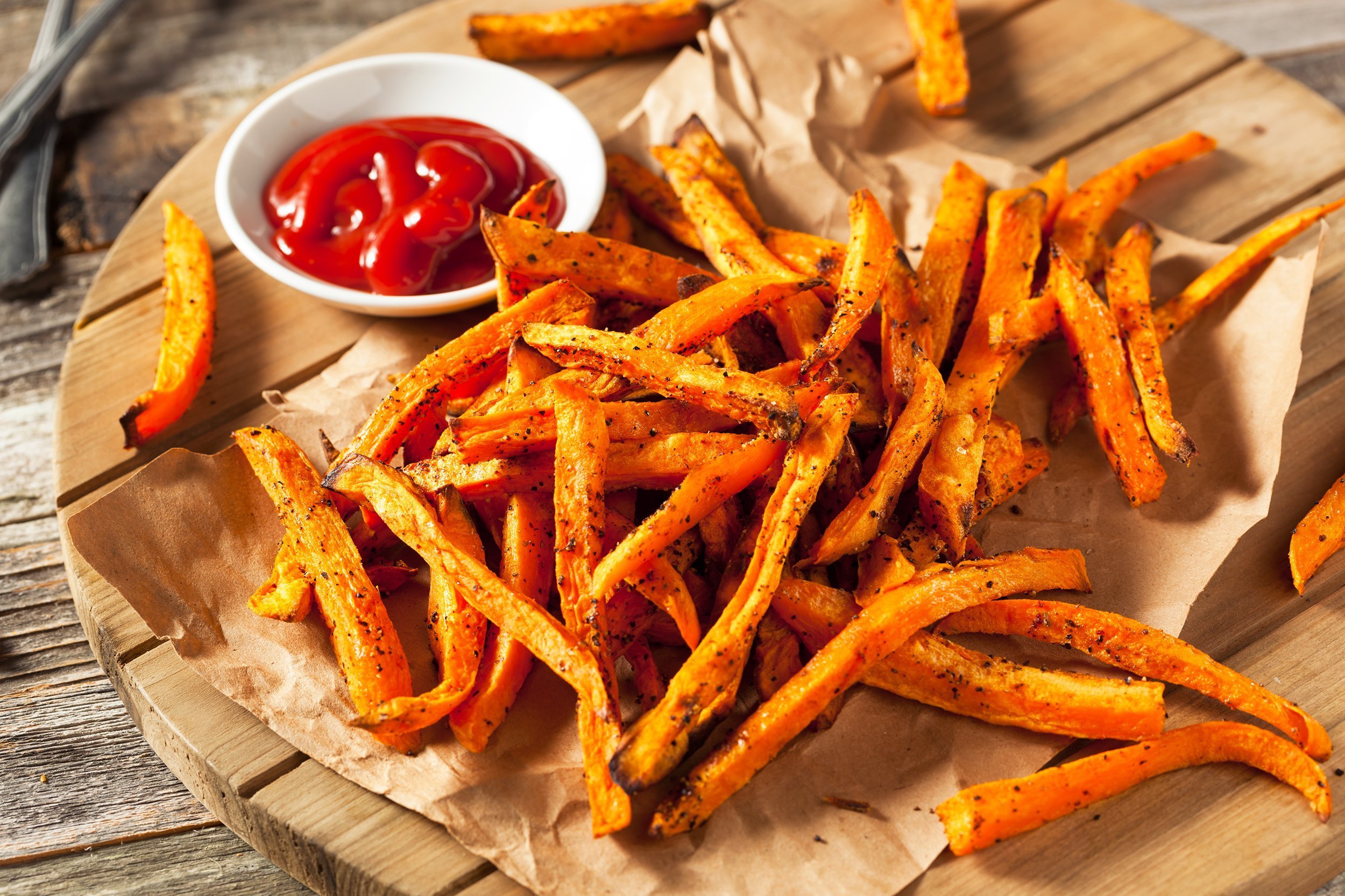 baked sweet potato fries