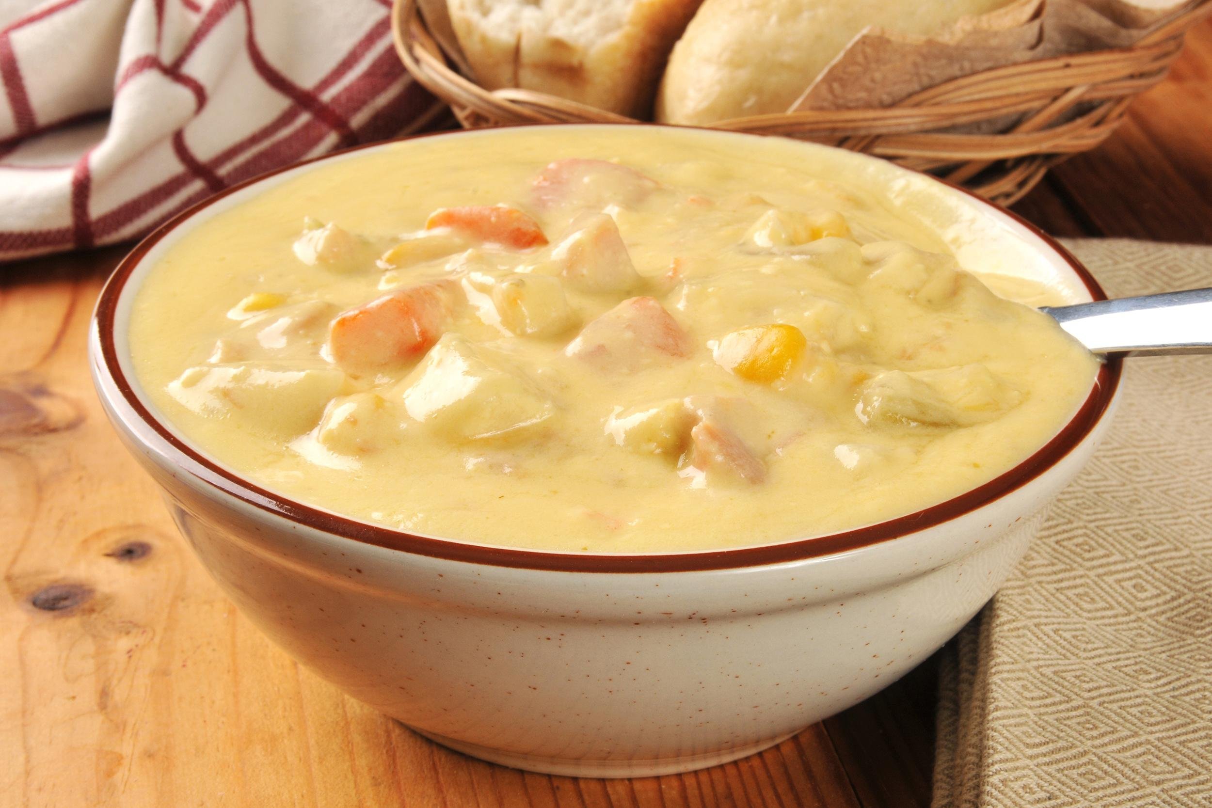 Cheesy Potato and Corn Chowder