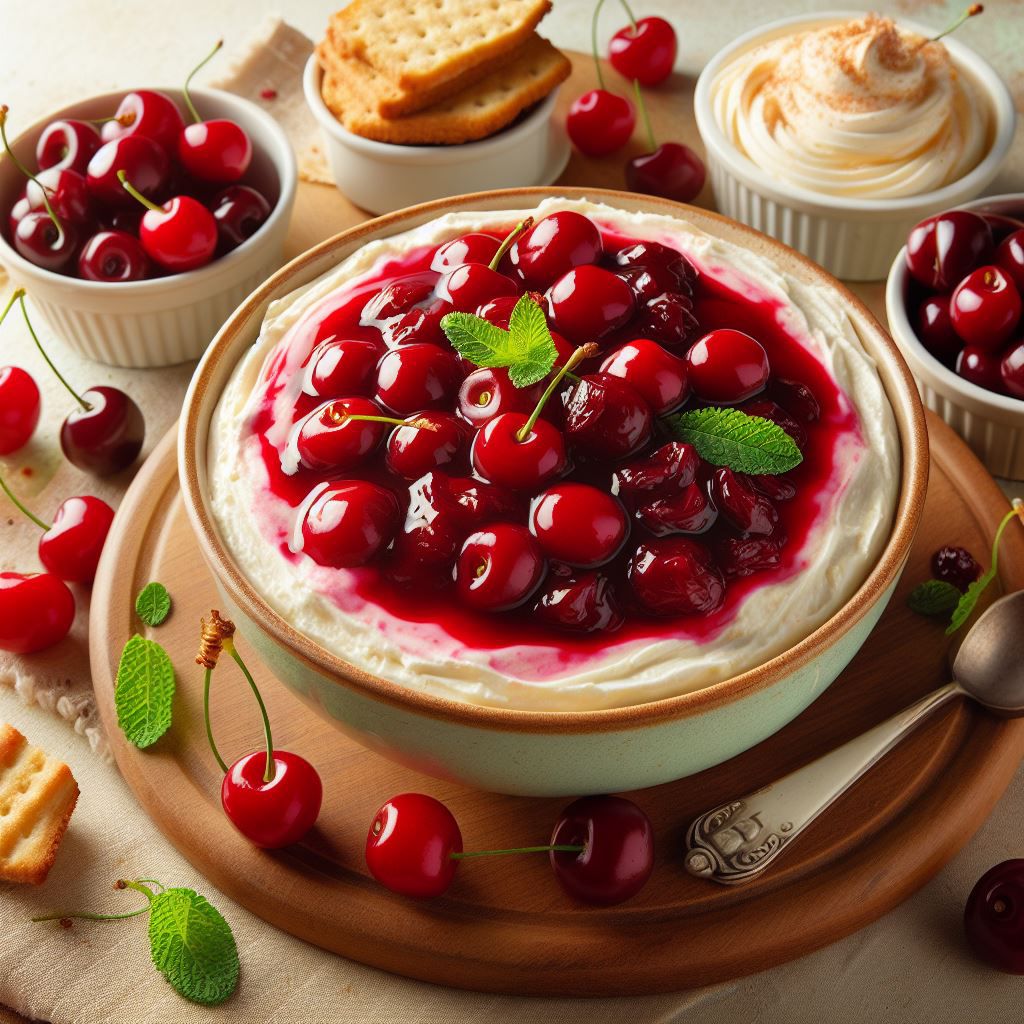 cherry cheesecake dip