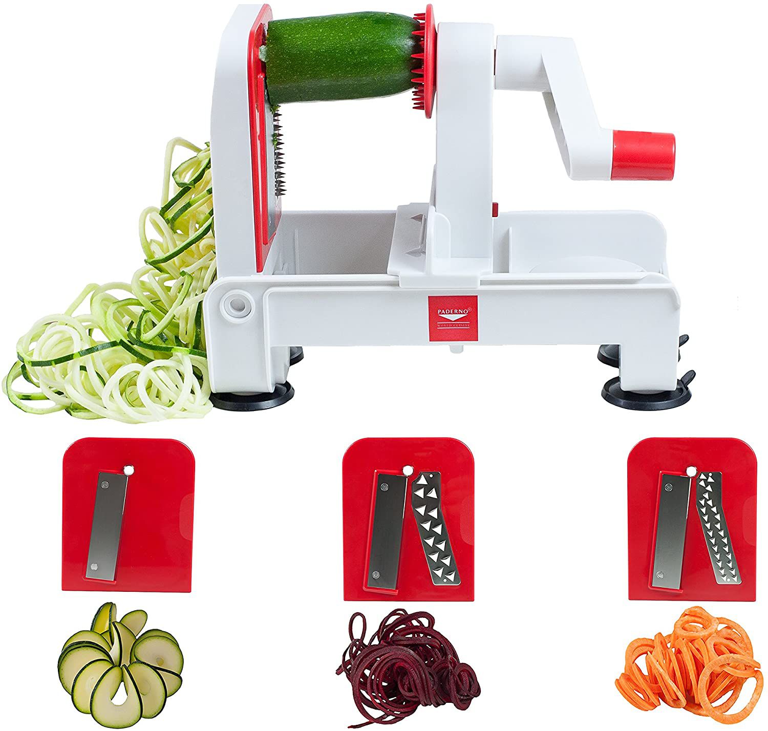 Paderno World Cuisine 3-Blade Vegetable Slicer
