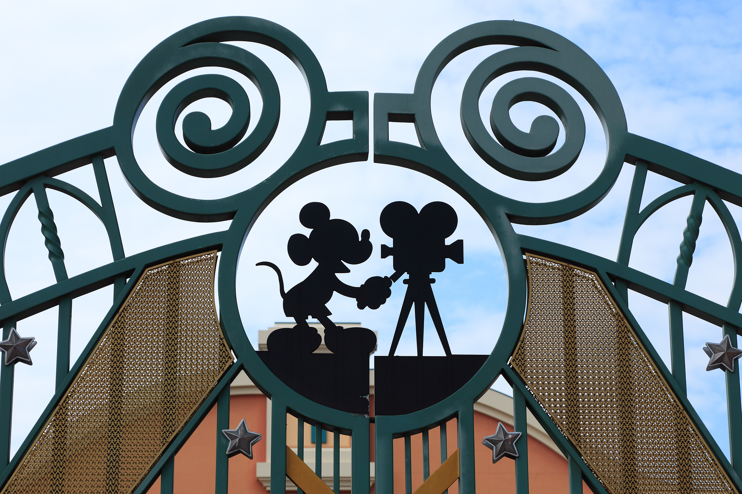 Disney park entrance