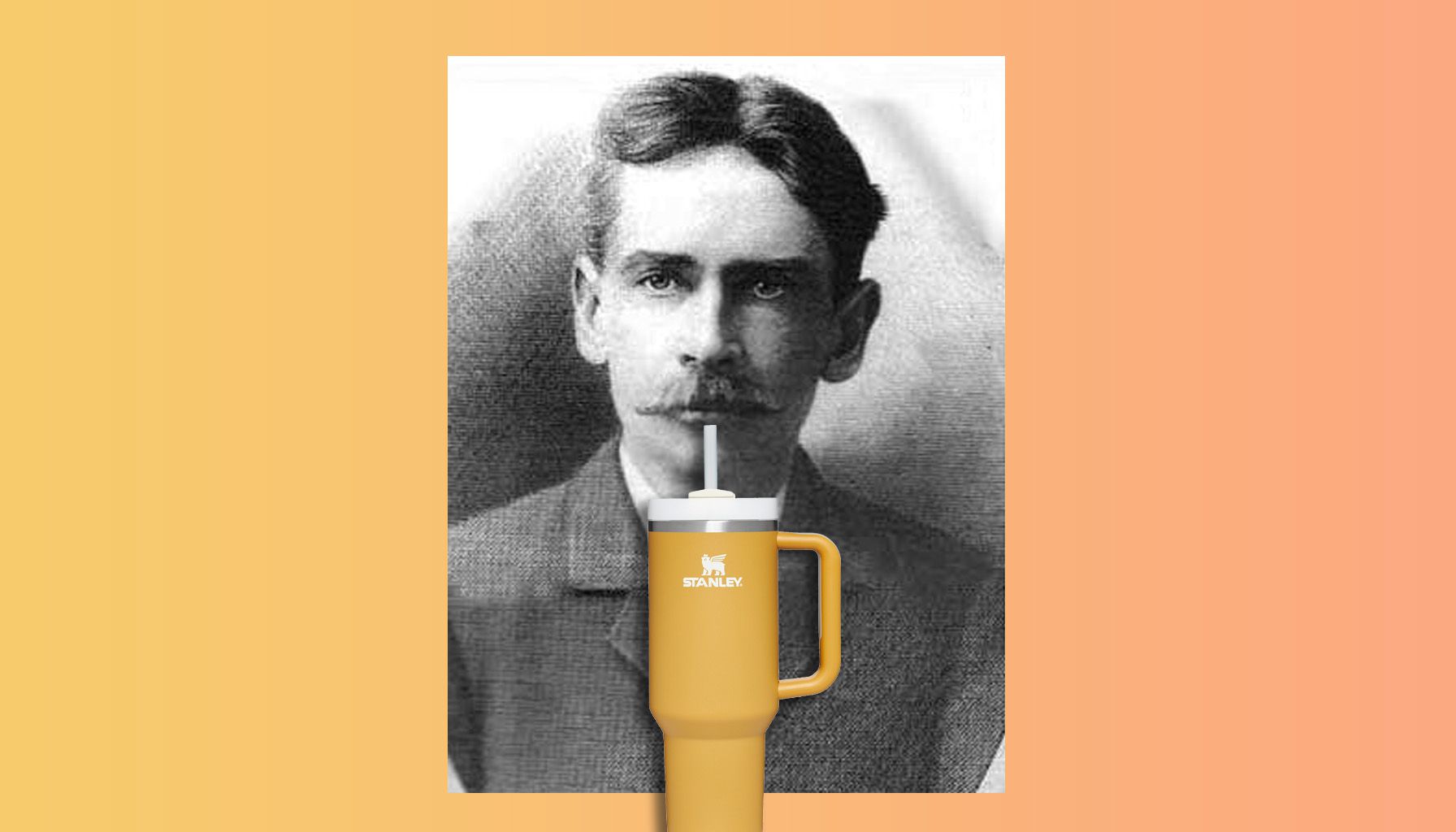 A historical photo of William Stanley Jr, inventor of the Stanley cup.