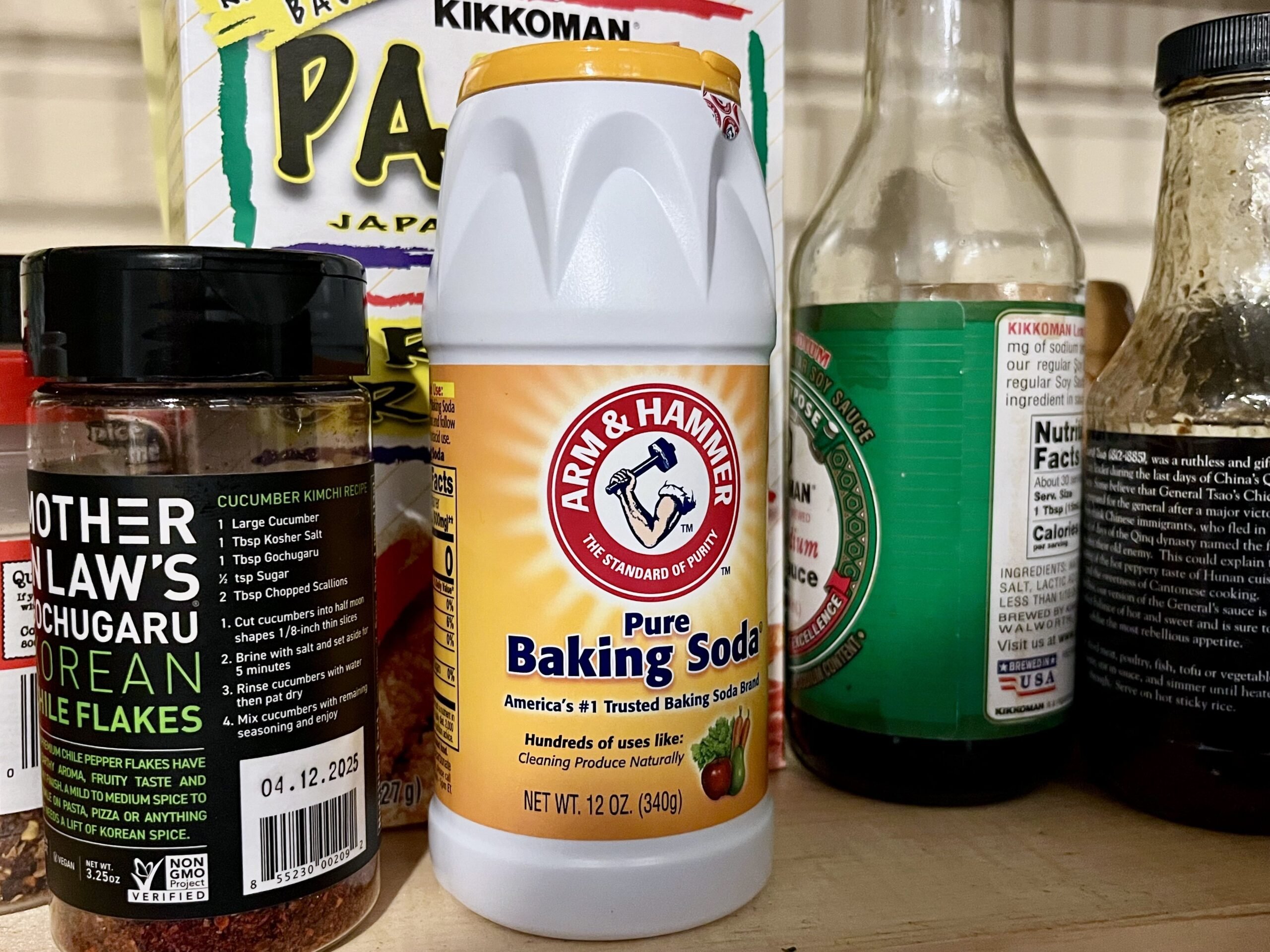 baking soda in a pantry