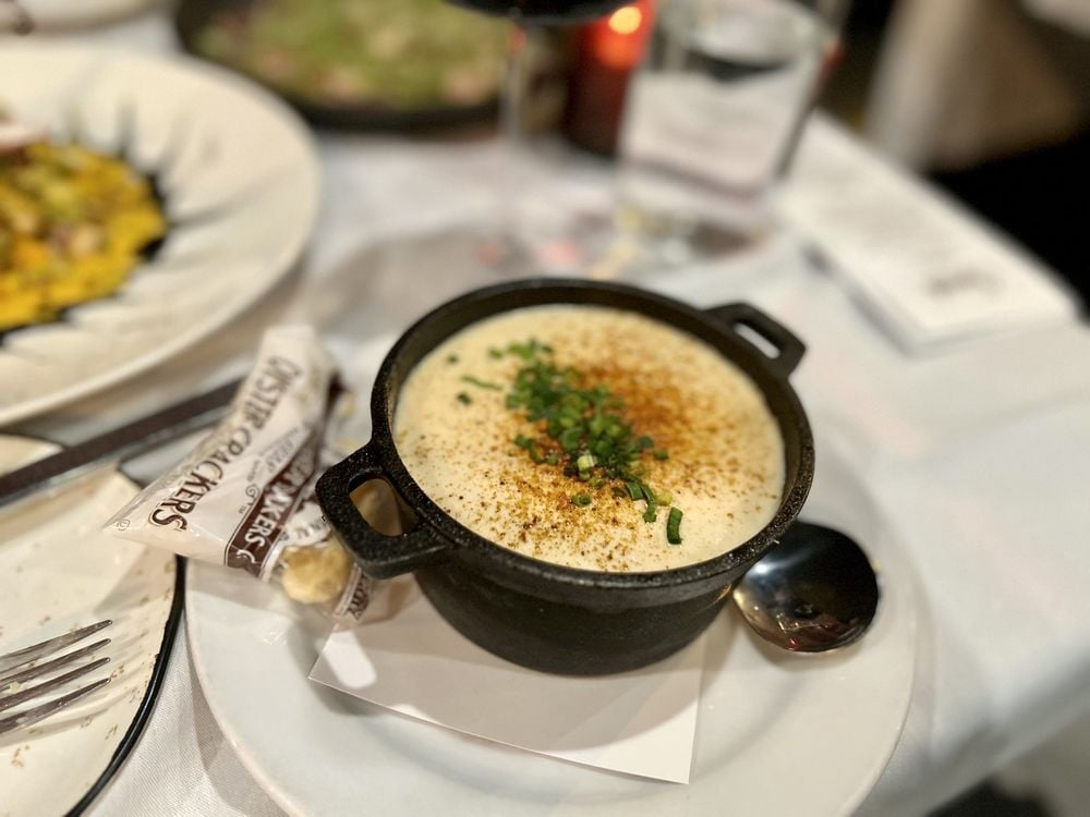 cream of crab soup from The Local