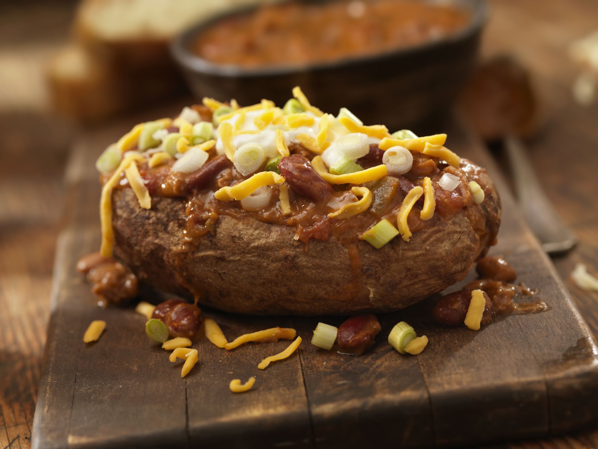 9. Chili Baked Potatoes