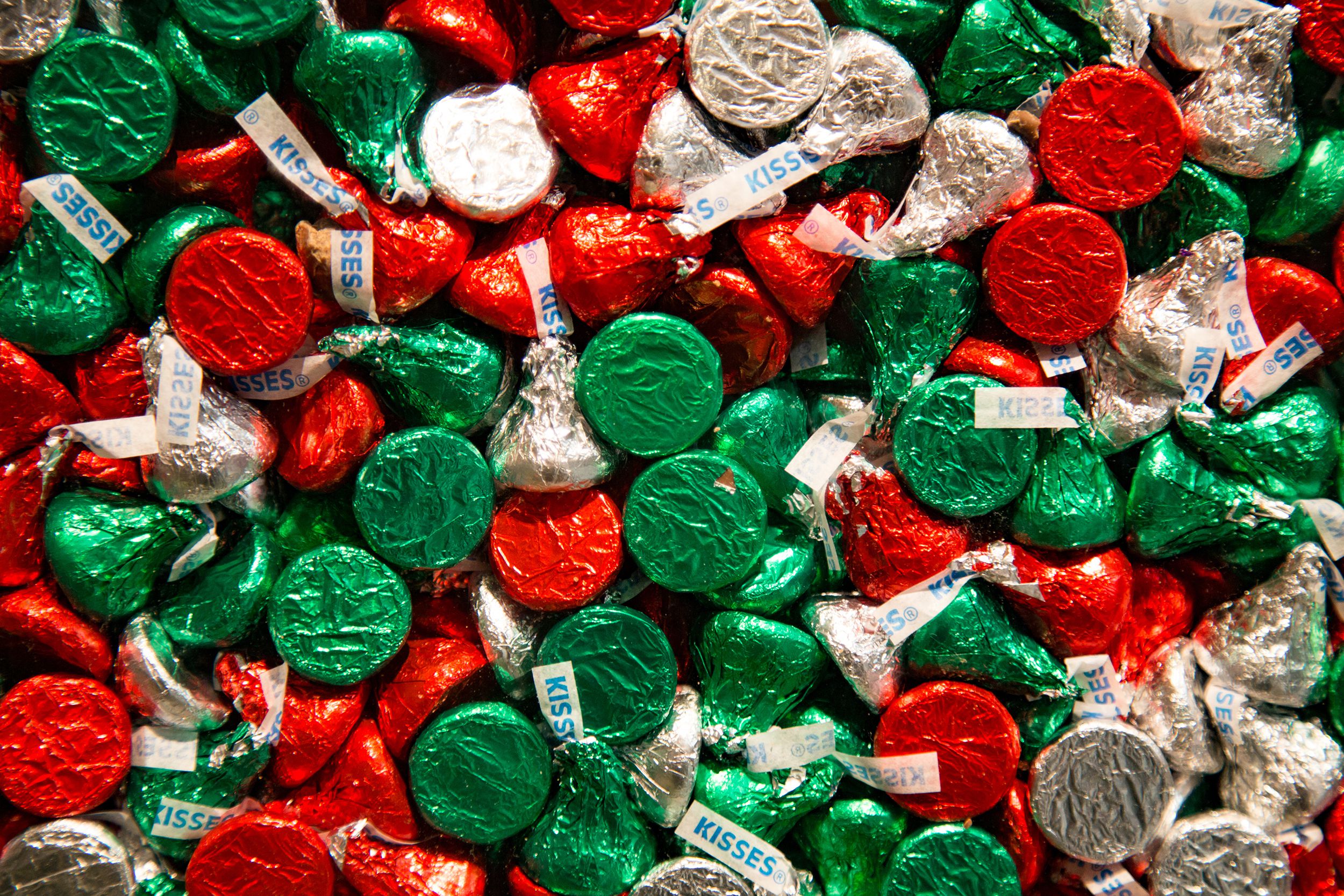 holiday Hershey Kisses
