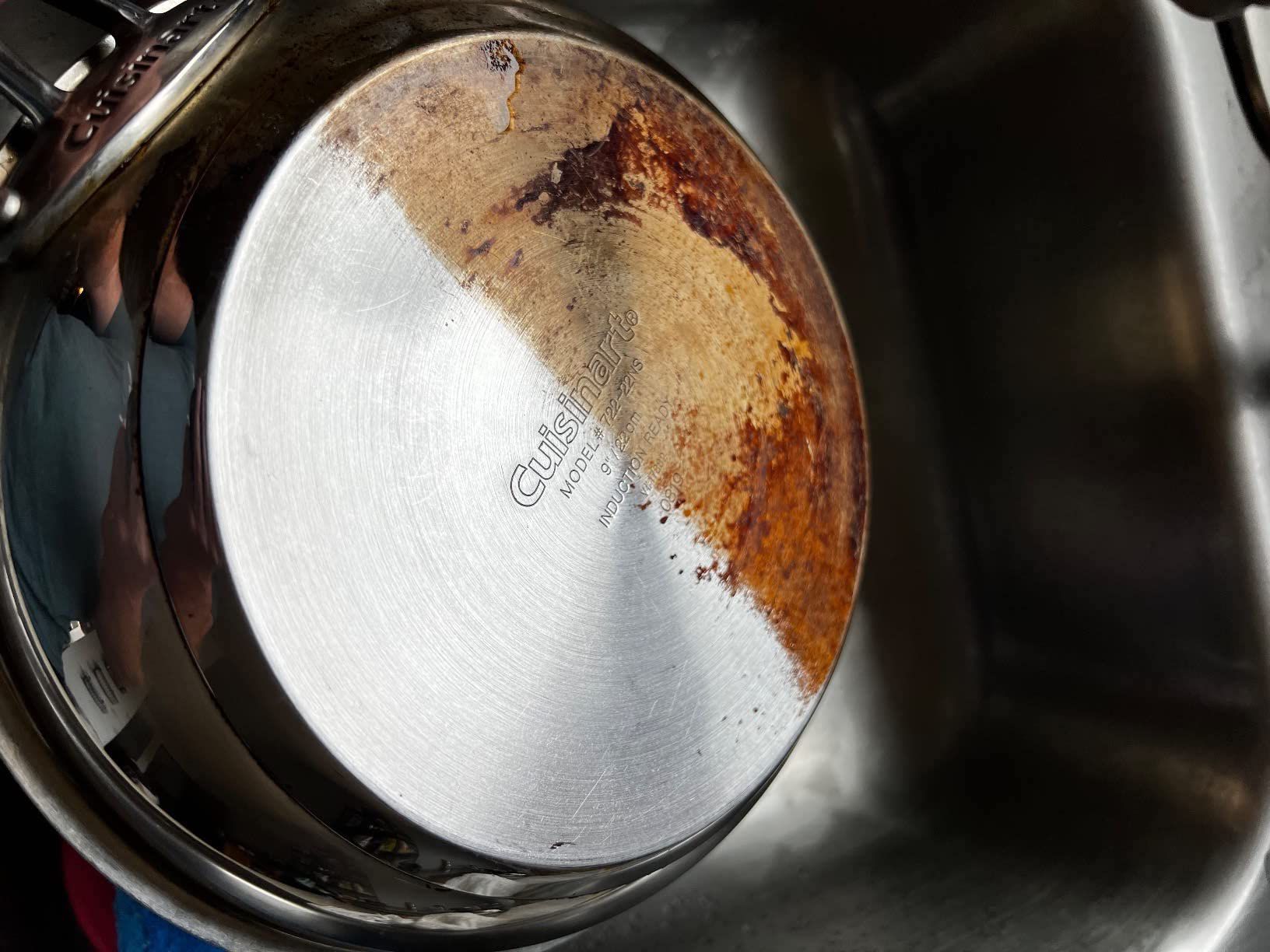 Bar Keepers Friend cleanser before and after photo
