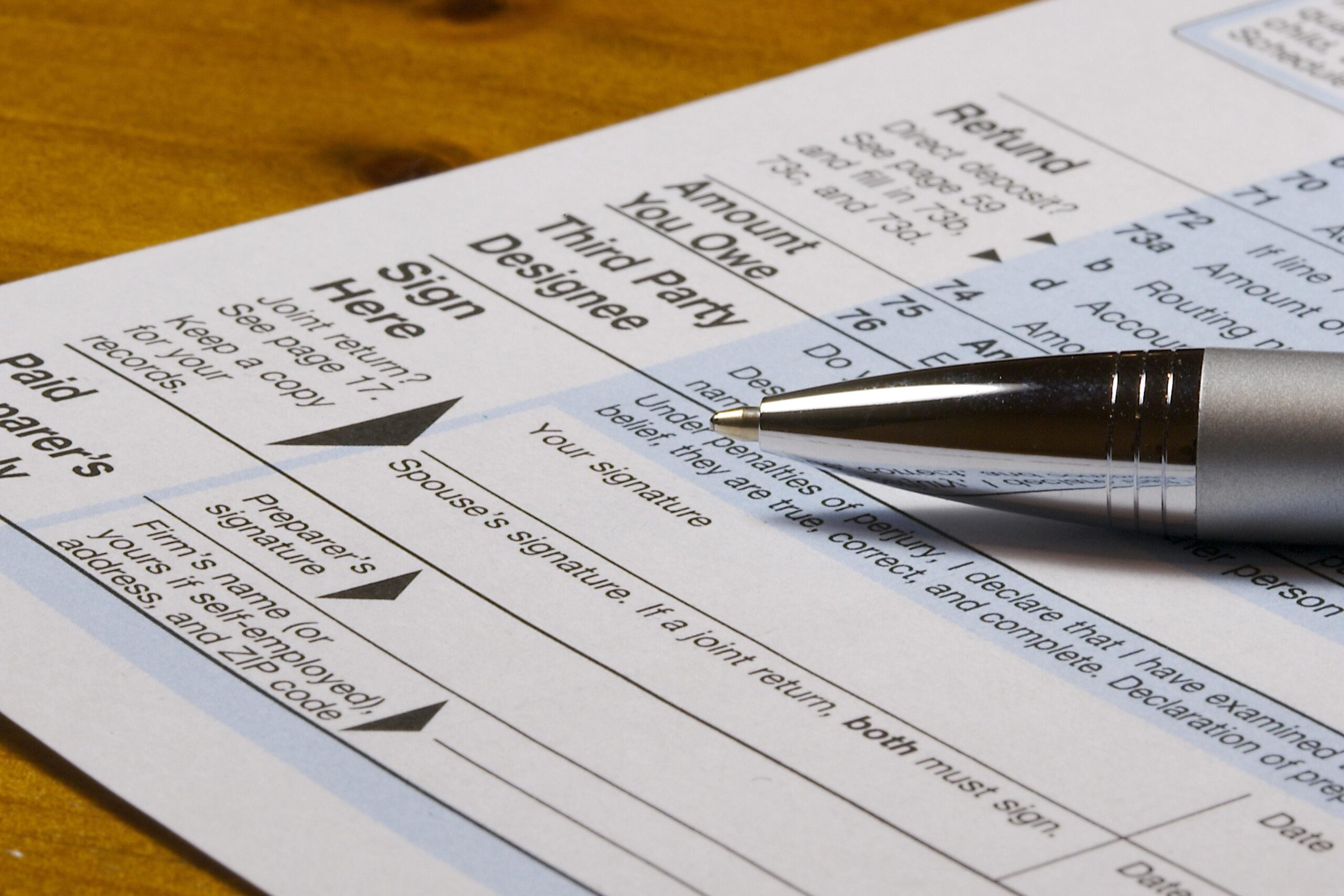 6. Forgetting To Sign and Date the Return
