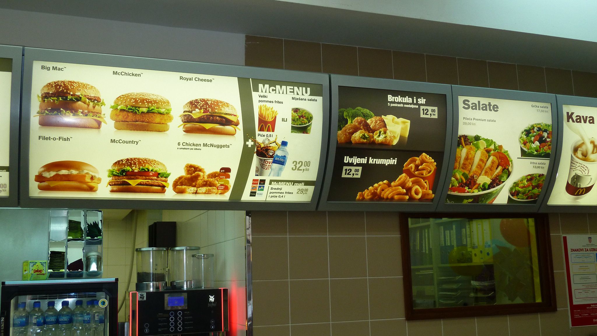 mcdonalds menu from the 2000s