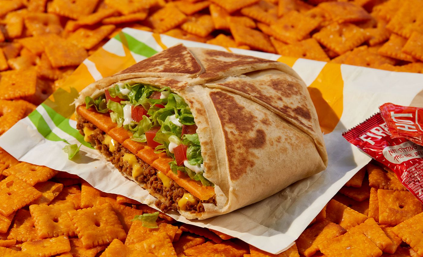 Taco Bell cheez-it crunchwrap