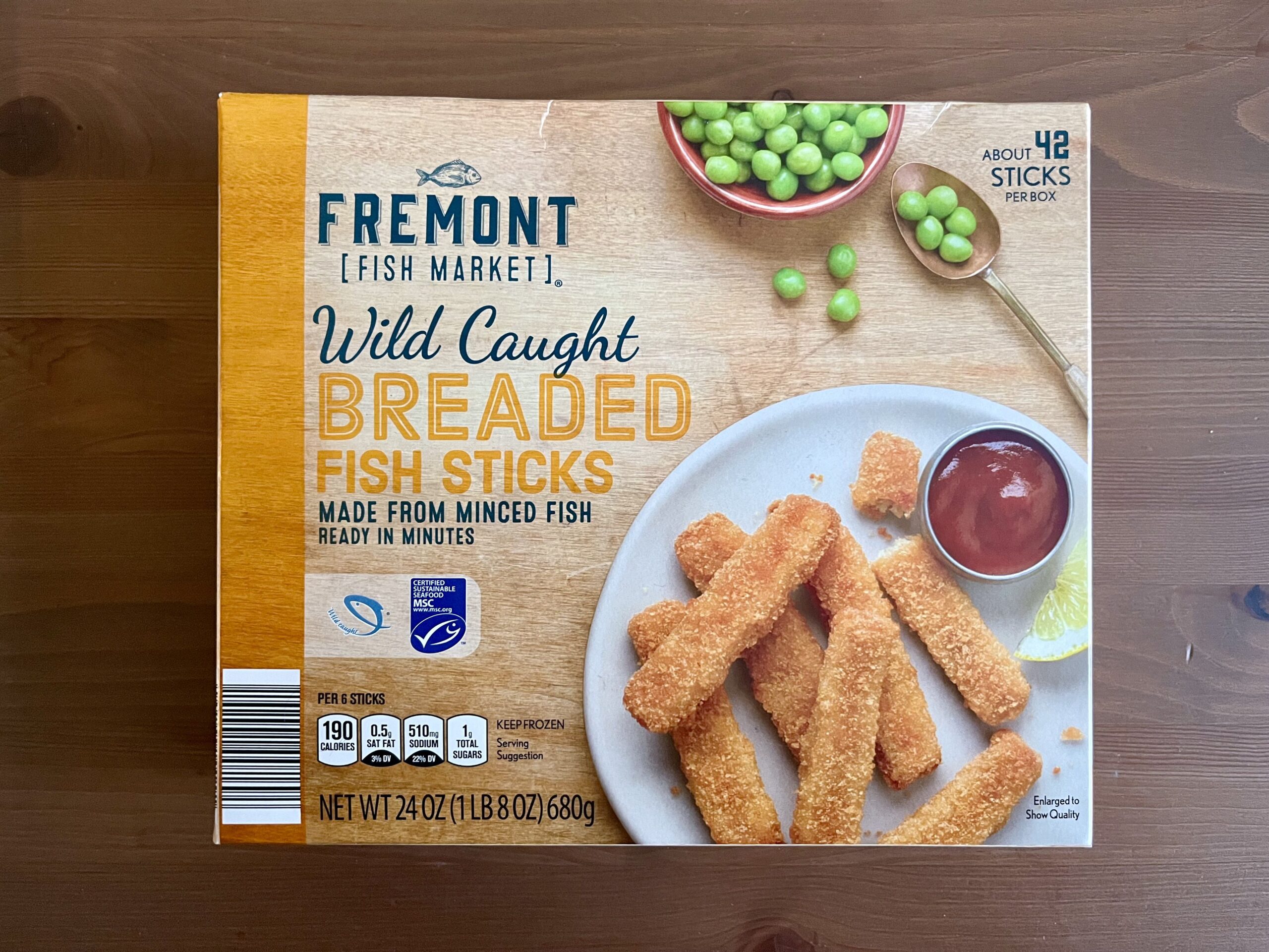 Fremont Fish Market Wild Caught Breaded Fish Sticks