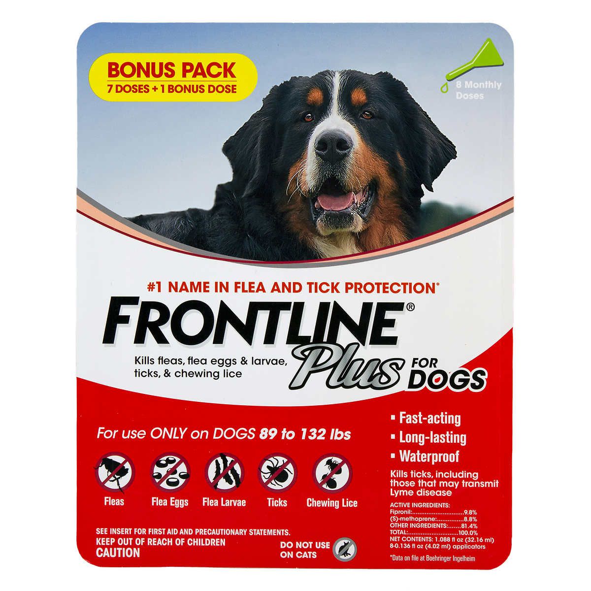 3. Frontline Plus Flea and Tick Dog Treatment