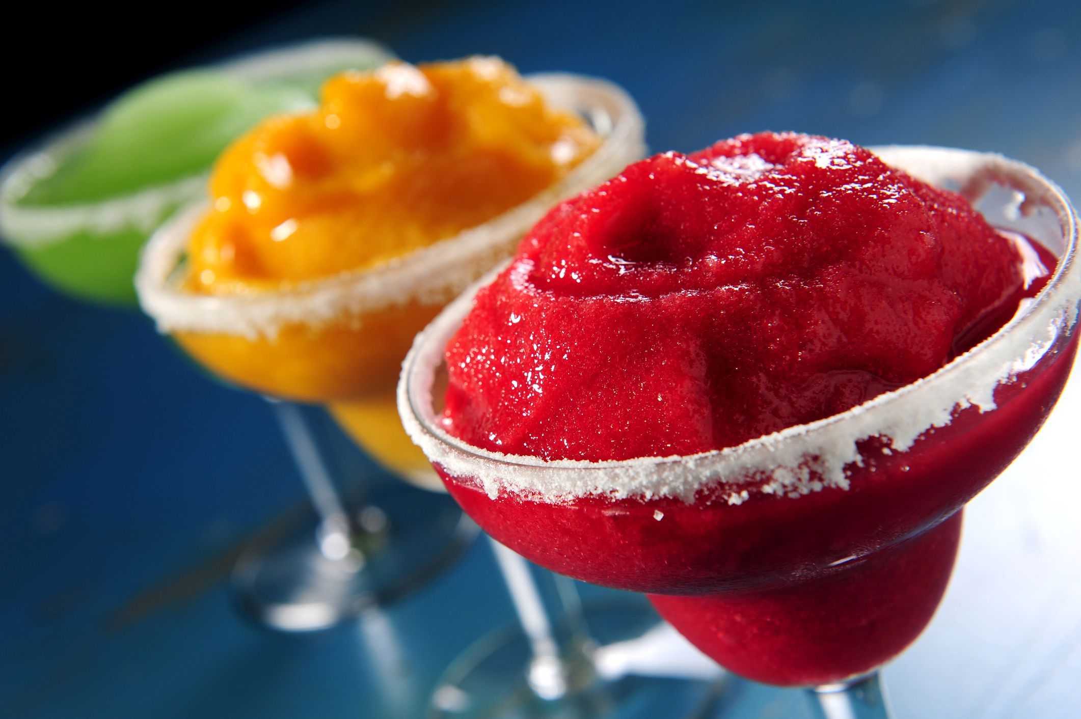 Three glasses of Margarita