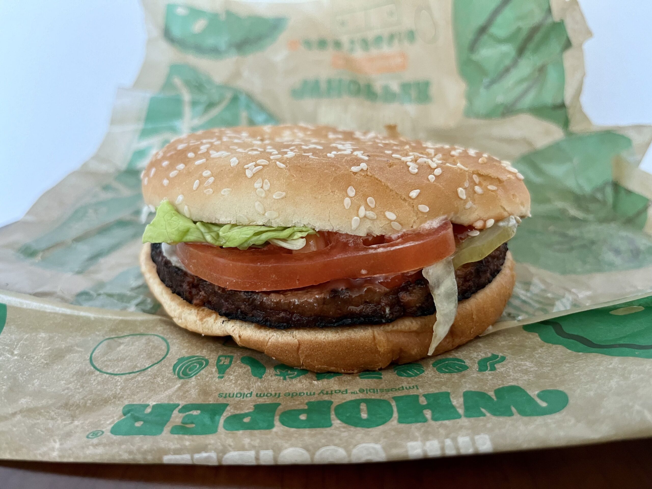 Impossible Whopper from burger king