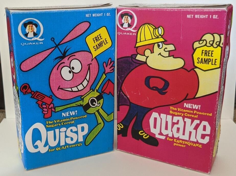 Quake and Quisp cereal
