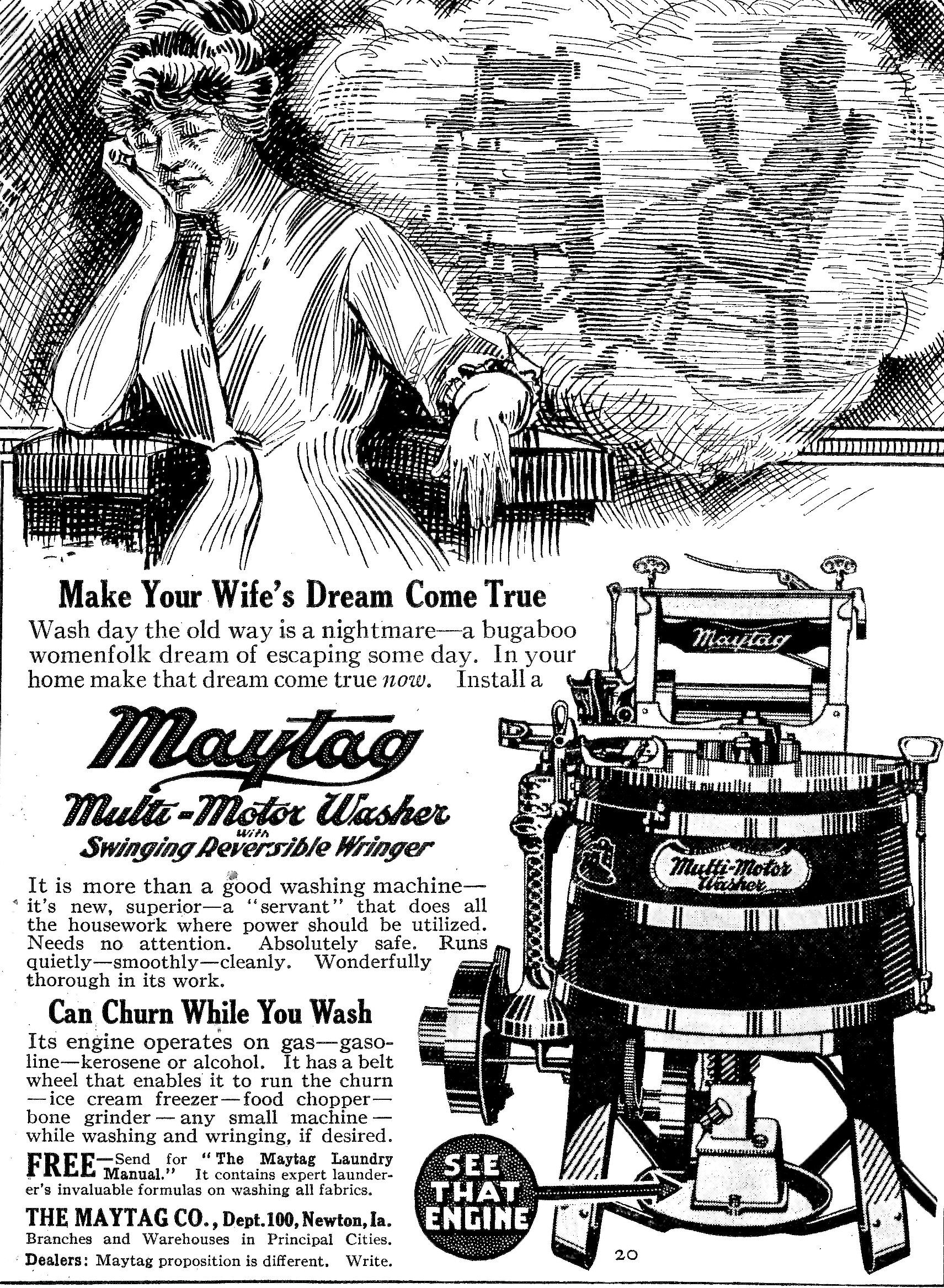 ad for maytag washer